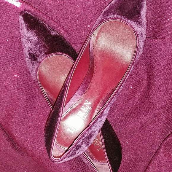 🆕Ralph Lauren Velvet pumps - Picture 3 of 7